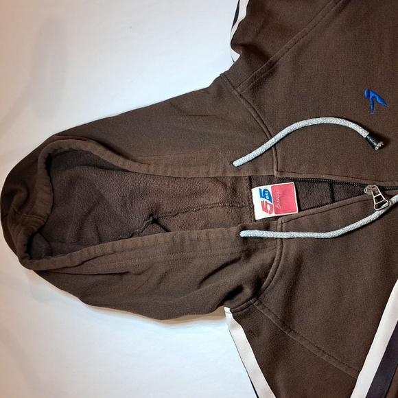 Diesel vintage 55DSL, Size Small, Brown, Zip Up, Hoodie Sweatshirt - Picture 2 of 5